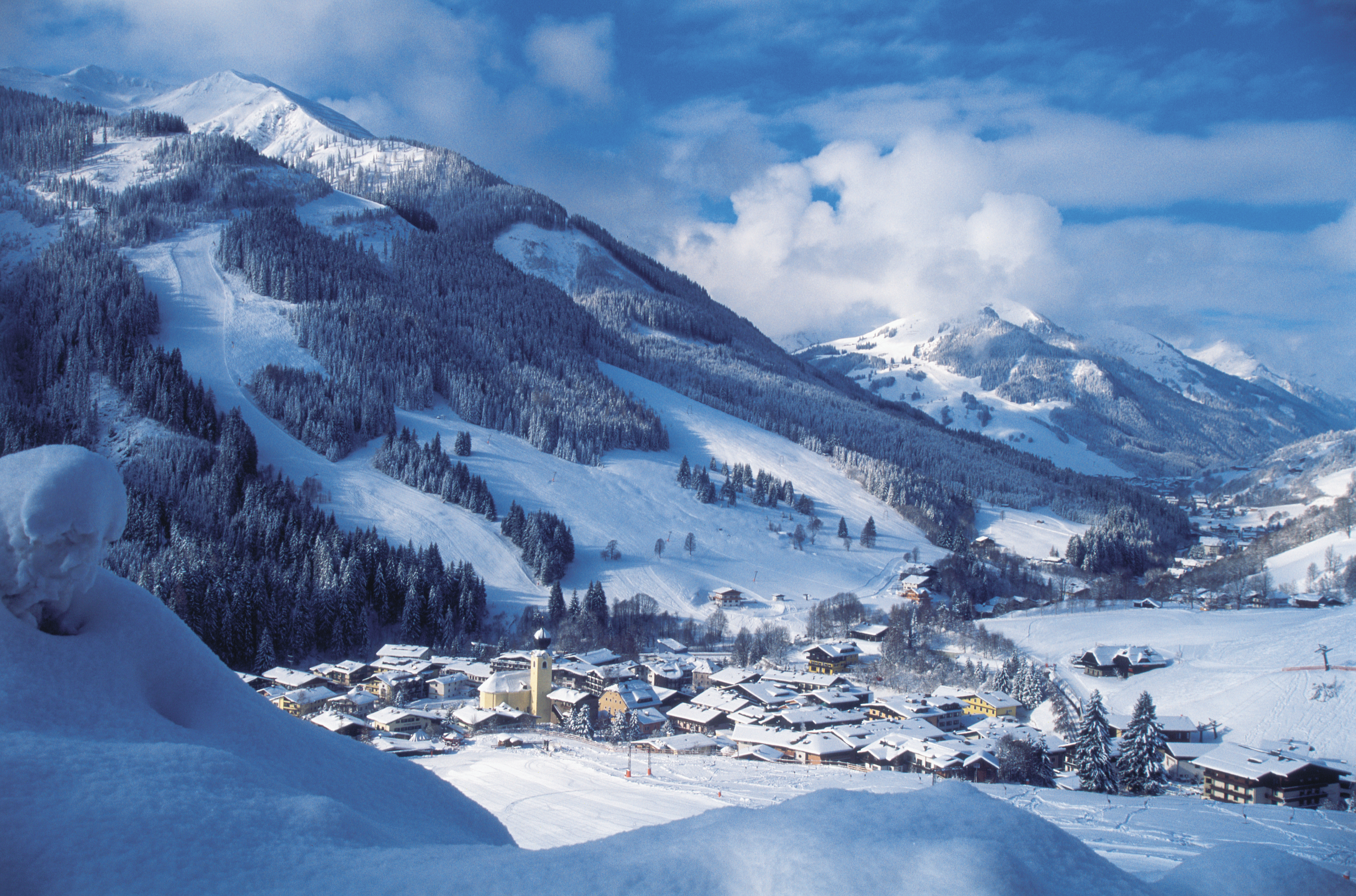 Saalbach village