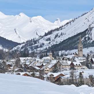 The village of Monetier