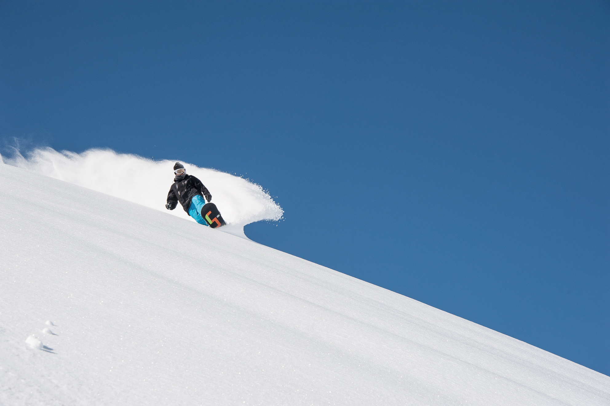 Snowboarding in Serre Chevalier