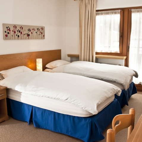 in Saalbach Twin room in the Chalet Christina
