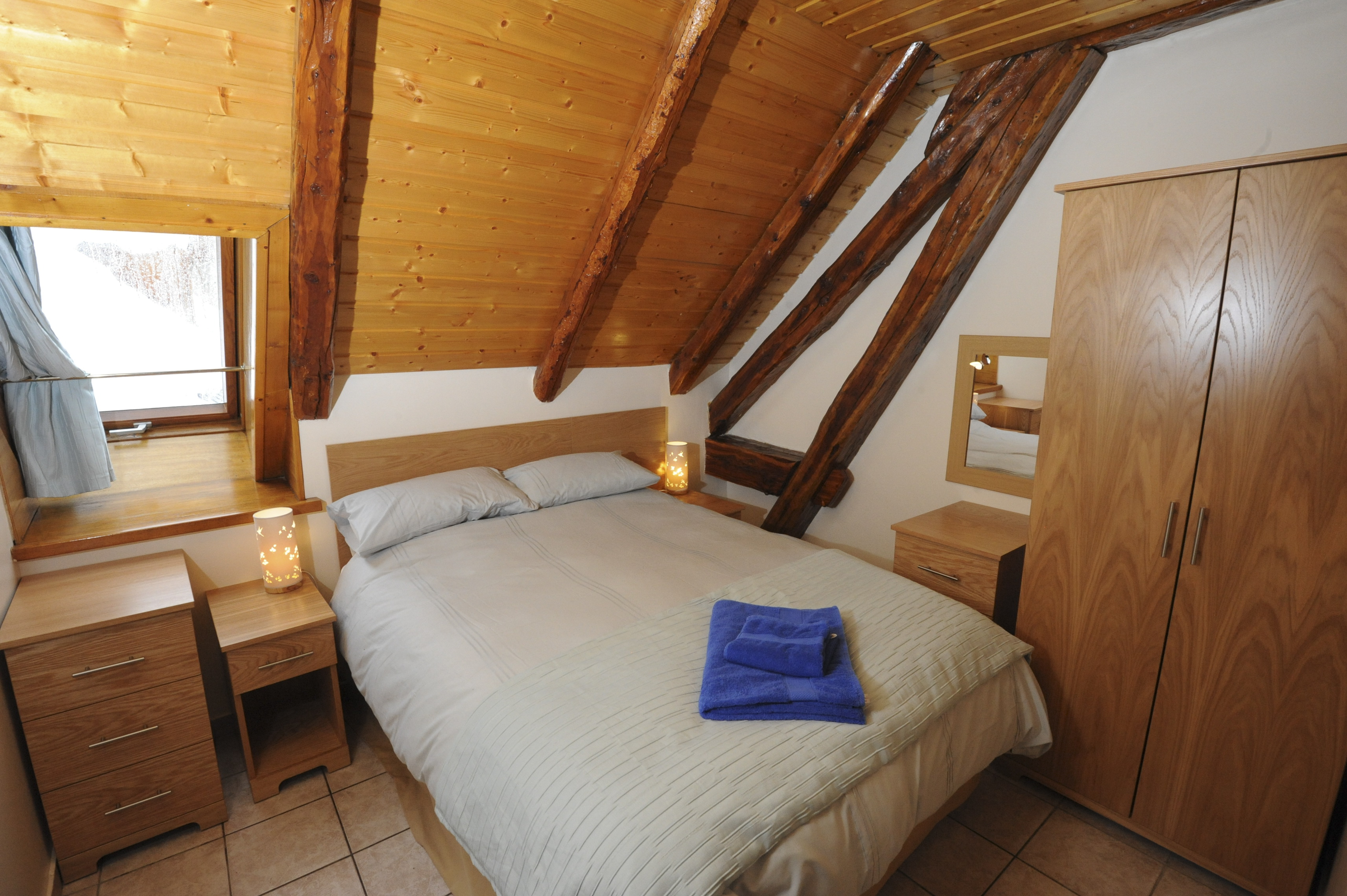 Double bedroom in Chalet-Hotel Charlotte