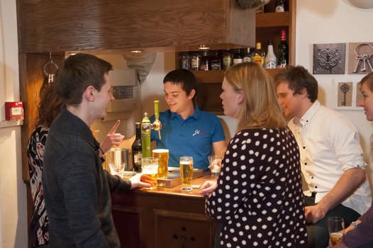 in Serre Chevalier The bar in the Chalet-Hotel Charlotte