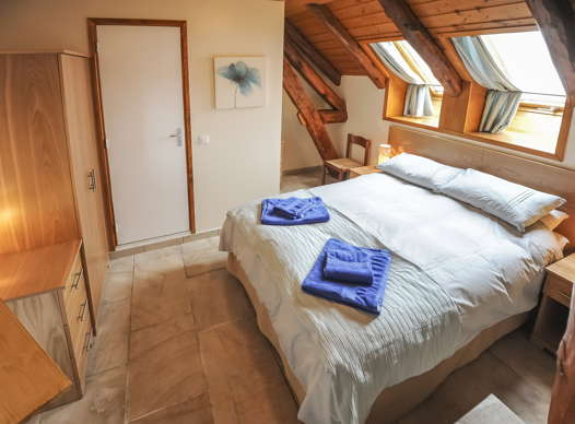 in Serre Chevalier Double bedroom in Chalet-Hotel Charlotte