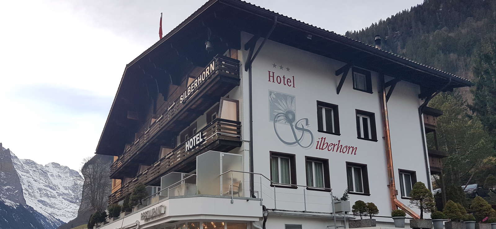 in Lauterbrunnen The Hotel Silberhorn in Lauterbrunnen