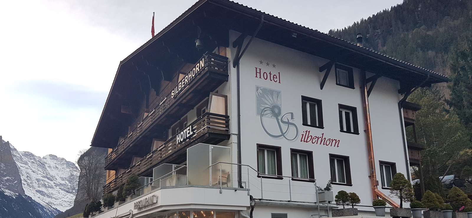 The Hotel Silberhorn in Lauterbrunnen