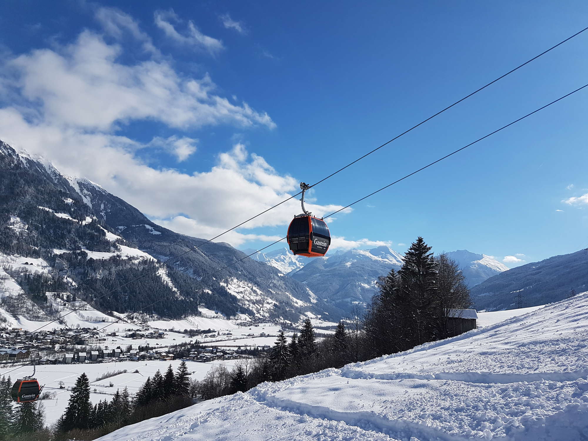 The new lift at Bad Hofgastein