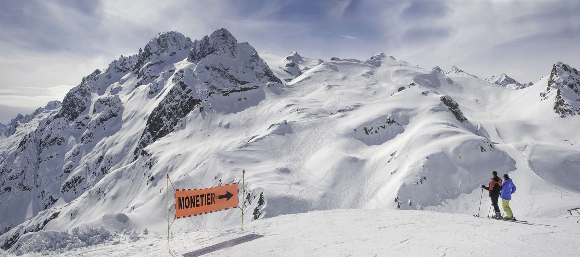 Skiing in Serre Chevalier