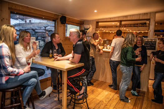 in Montgenèvre Bar in the Chalet Lucille
