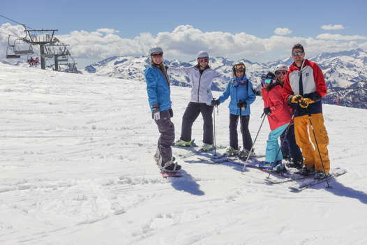 Skiing in Baqueira