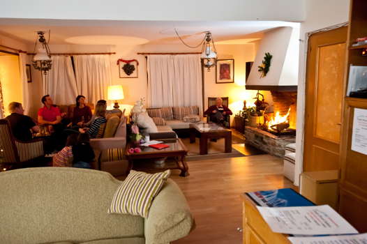in Baqueira The lounge in the Chalet Salana in Baqueira