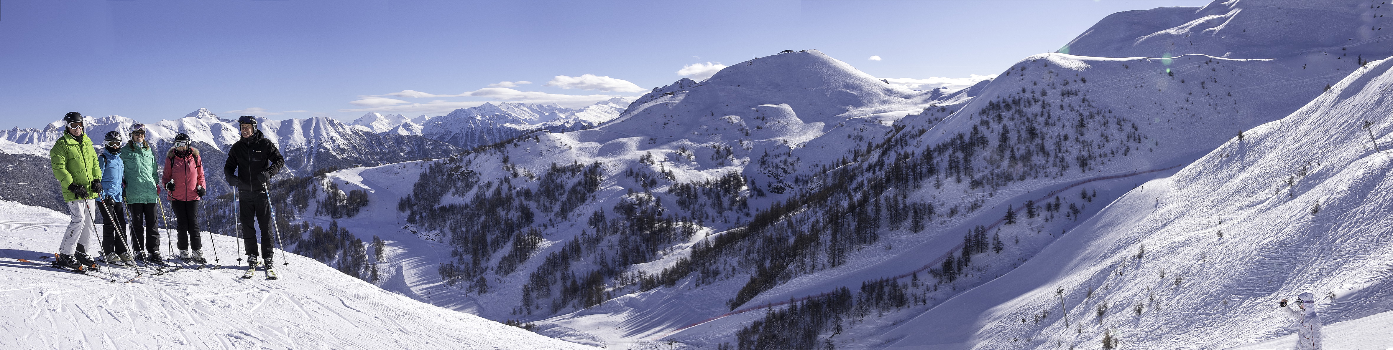 Skiing in Serre Chevalier