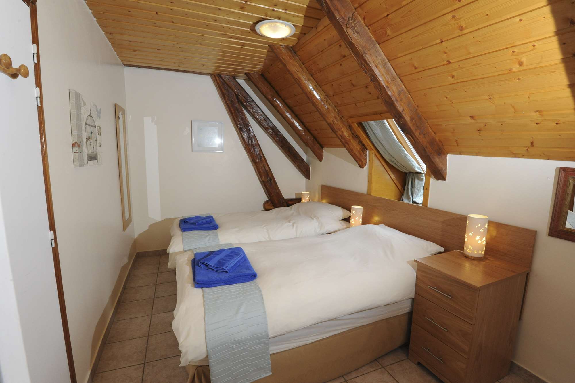 Twin room in Chalet-Hotel Charlotte