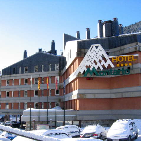 The Hotel Montarto in Baqueira