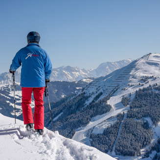 in Saalbach Overlooking the Saalbach valley