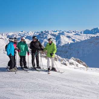 Skiing in Serre Chevalier