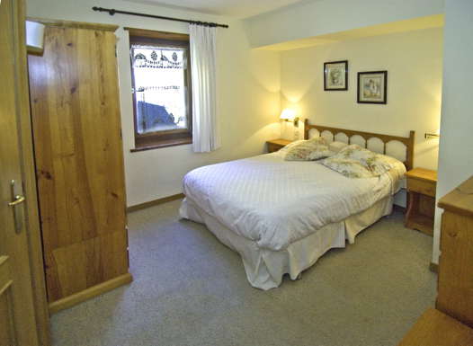 in Baqueira Double bedroom in the Chalet Salana