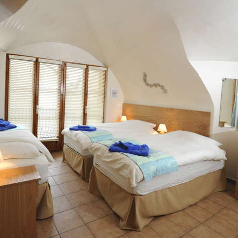 in Serre Chevalier Triple Room in Chalet-Hotel Charlotte