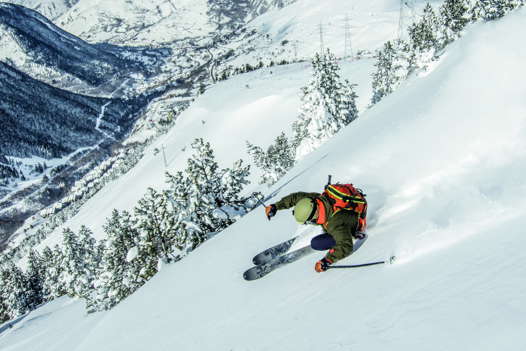 in Baqueira Off-piste skiing in Baqueira