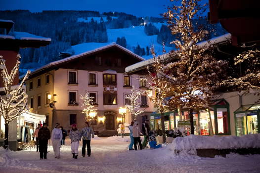 Saalbach in the evening