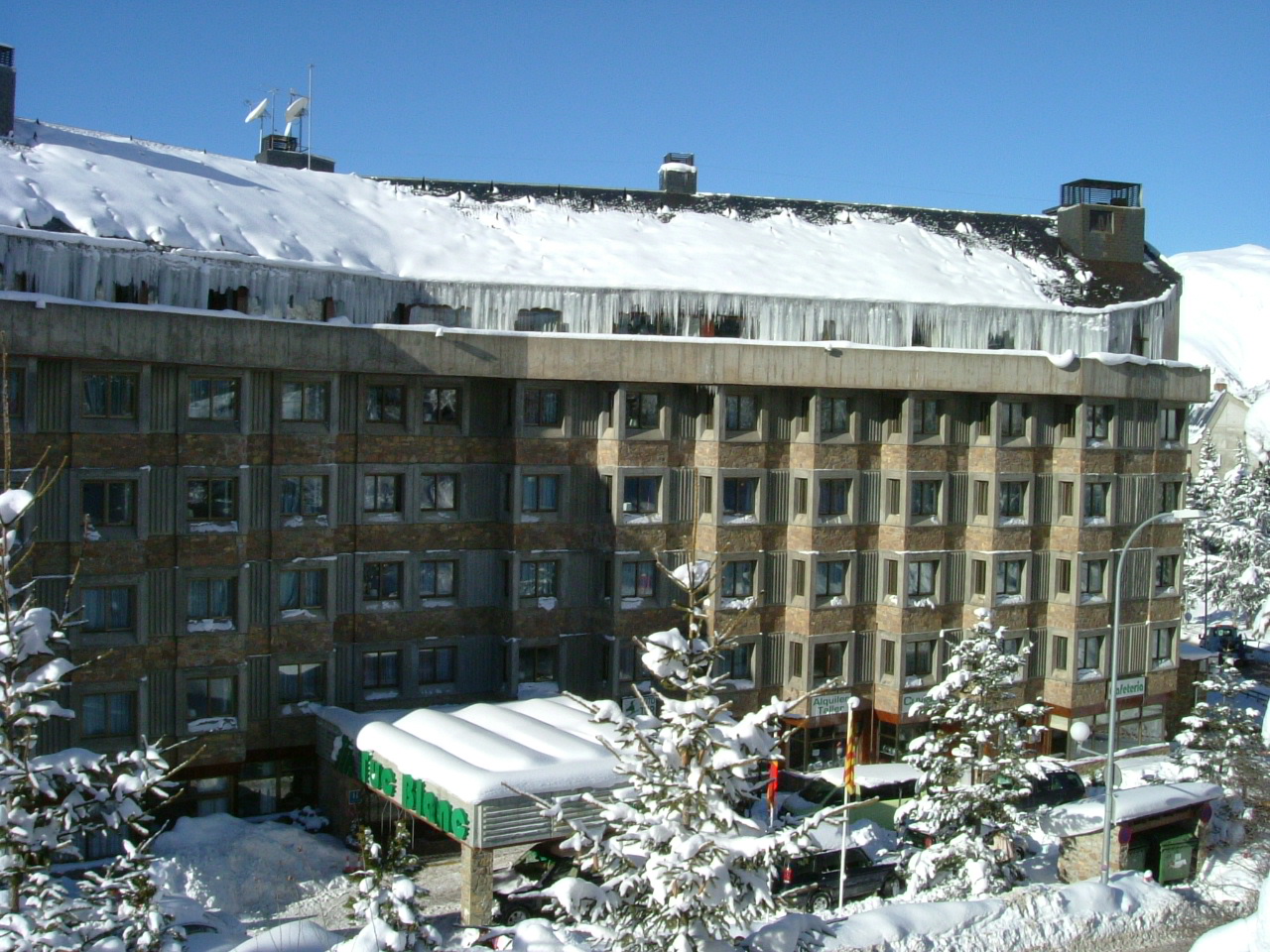The Hotel Tuc Blanc in Baqueira