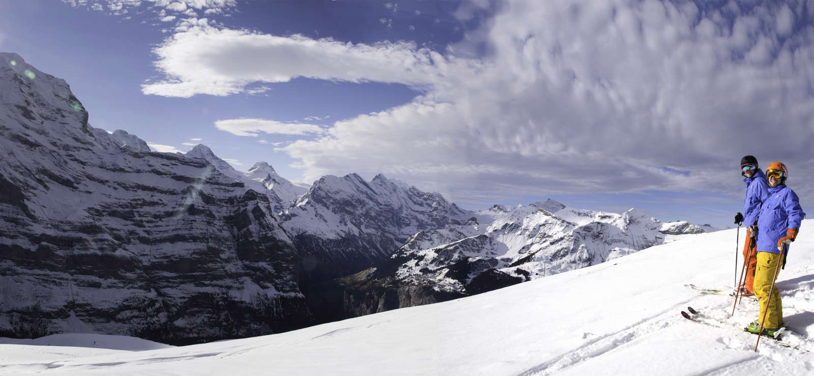 Skiing in Lauterbrunnen