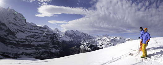 Skiing in Lauterbrunnen