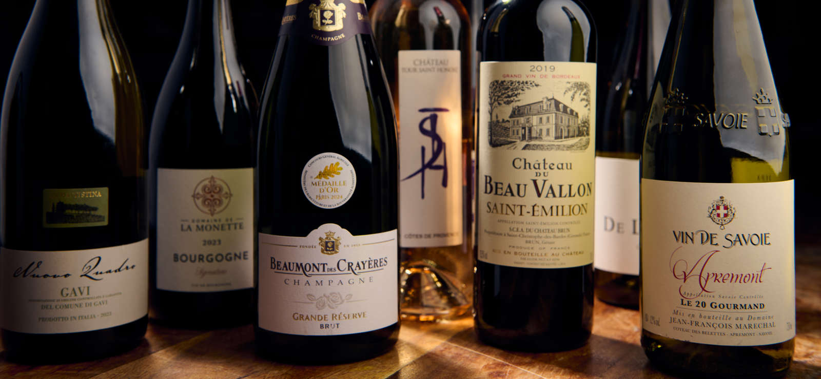 Select of wine for Ski Miquel