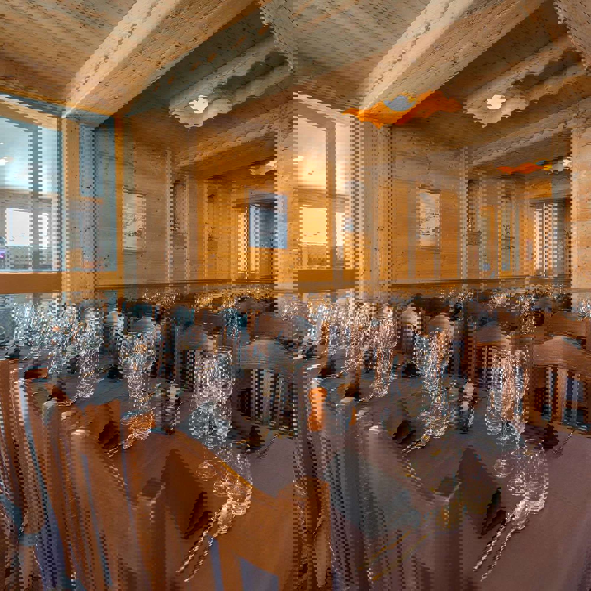 in Montgenèvre Dining room in the Chalet Lucille