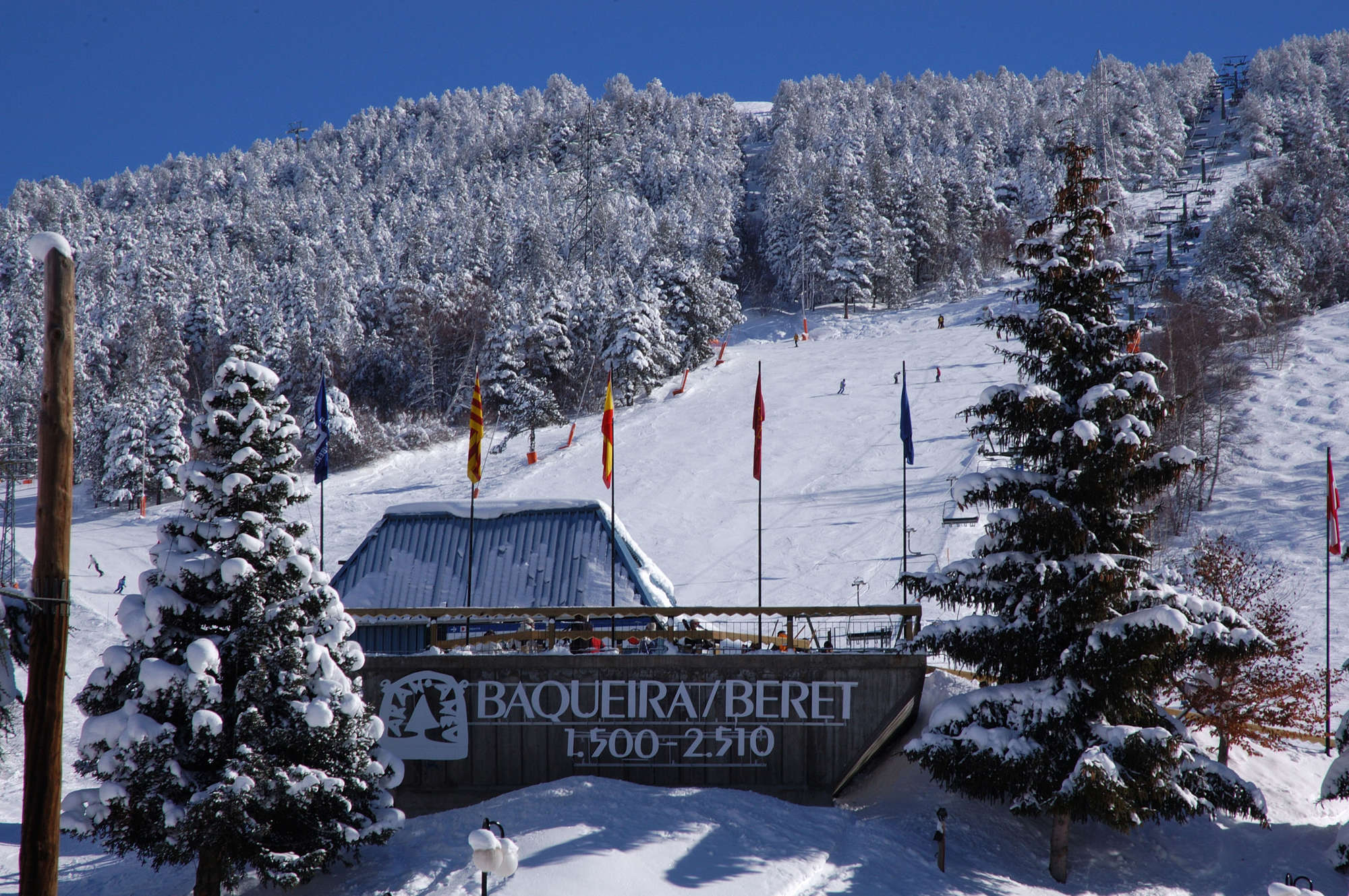 in Baqueira Skiing in Baqueira