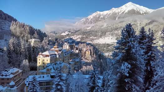 in Bad Gastein View from the Tannenburg
