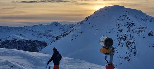 Montgenevre sunset