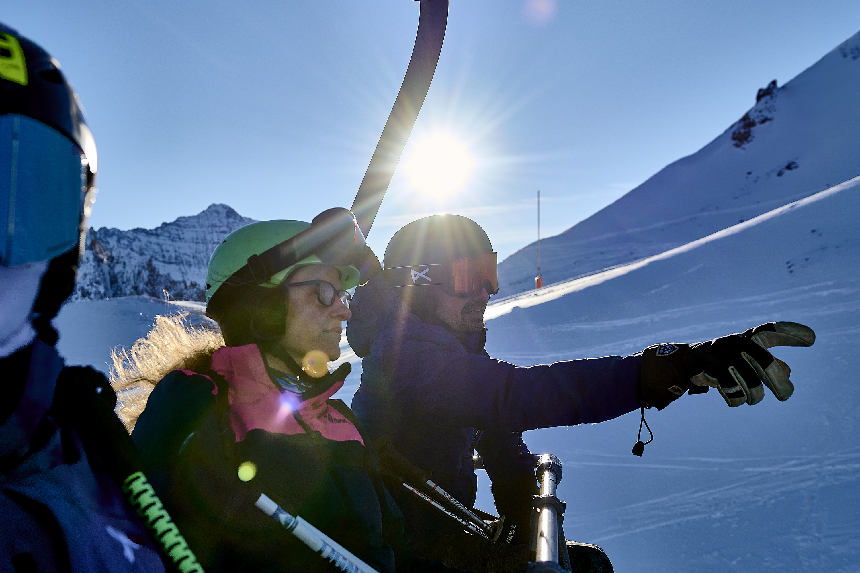 Point the way ski host