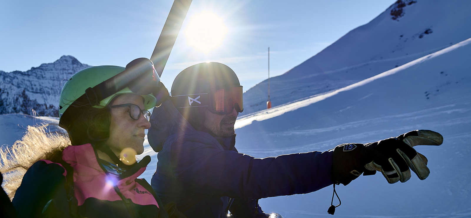 Point the way ski host