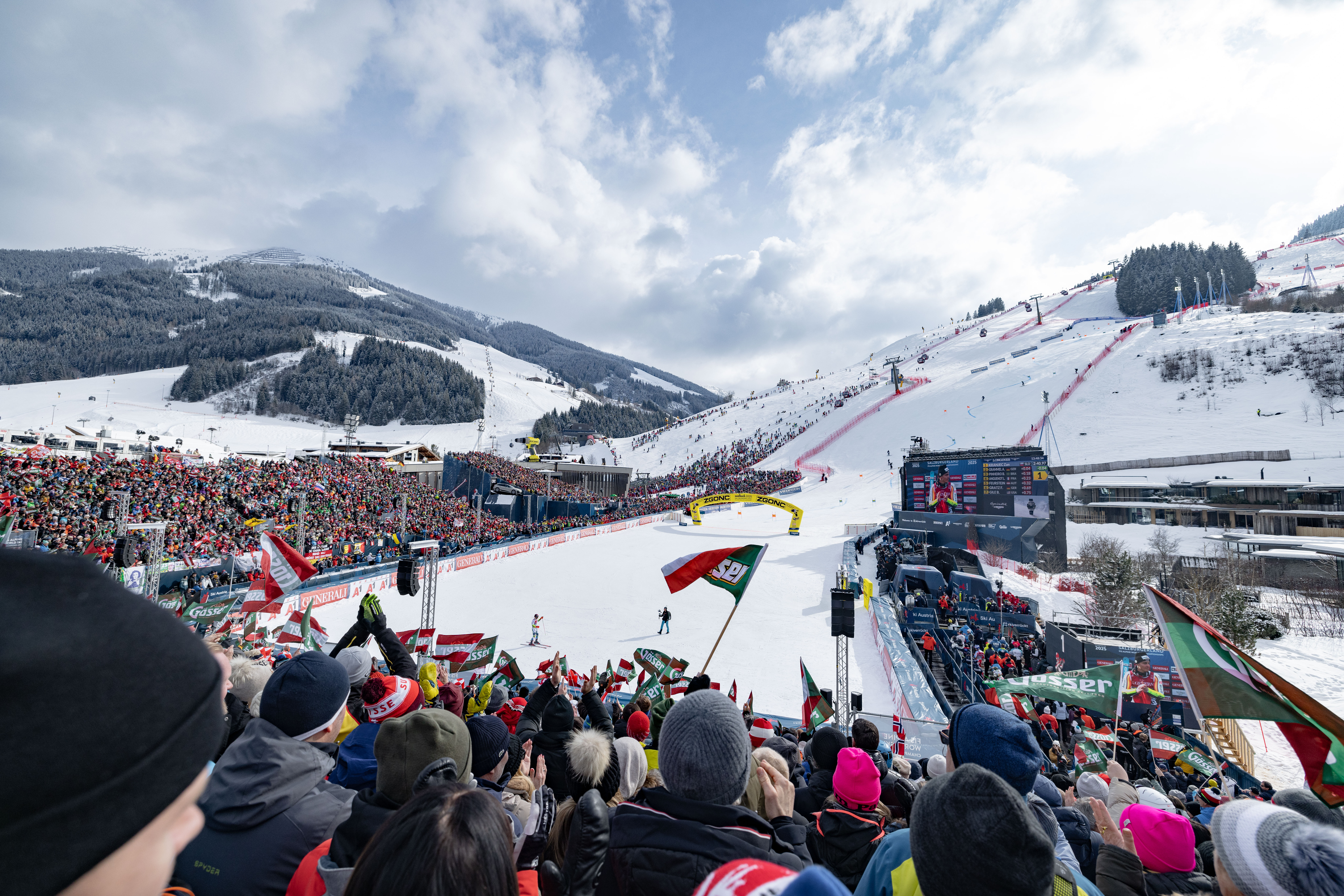 Skiing World Cup Saalbach 