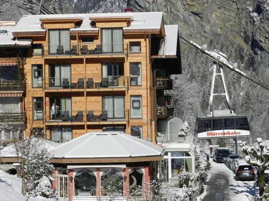 The Hotel Silberhorn in Lauterbrunnen 