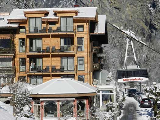 in Lauterbrunnen The Hotel Silberhorn in Lauterbrunnen