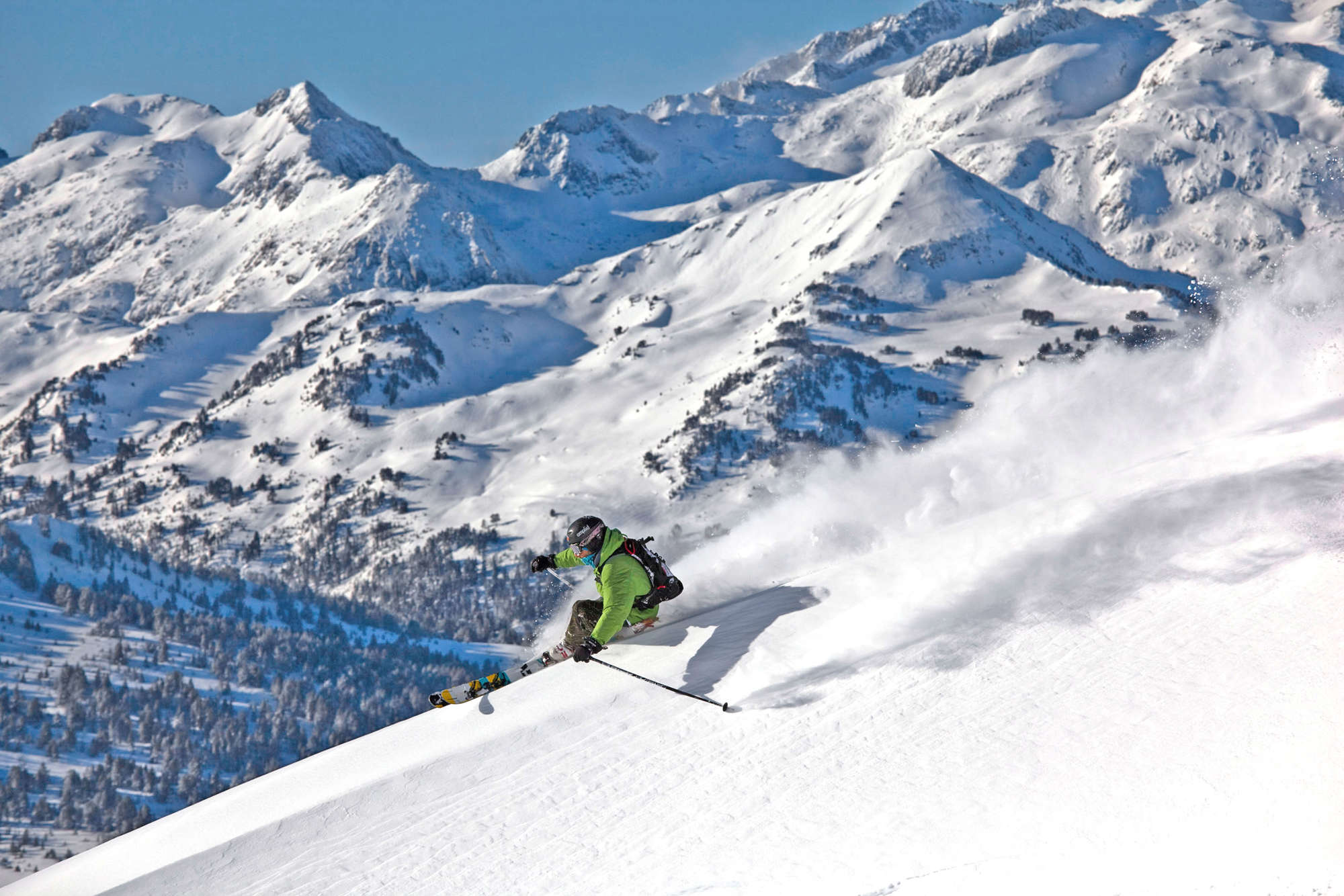 in Baqueira Off-piste skiing in Baqueira